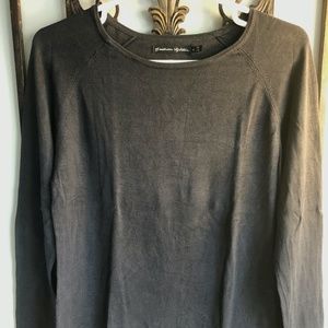 Gudren Sjoden navy blue silk sweater